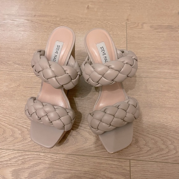 Steve Madden Braided Wedge Sandals size 7 - Picture 6 of 6